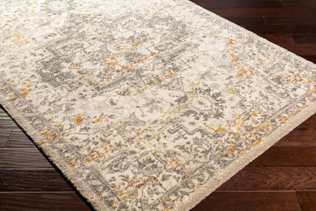 Livabliss Tuscany Tus - 2307 Metallic - Champagne, Cream, Burnt Orange, Dark Brown Rugs - Livabliss - tus2307 - 23