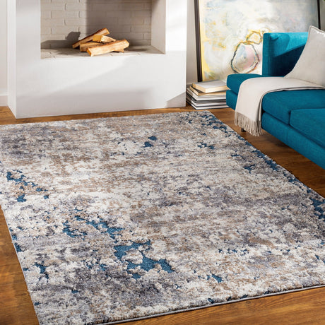 Livabliss Tuscany Tus - 2313 Denim, Medium Gray, Black, Ivory Rugs - Livabliss - tus2313 - 23