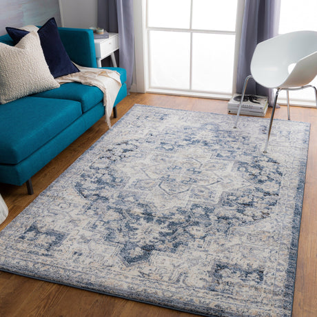 Livabliss Tuscany Tus - 2317 Dark Blue, Denim, Beige, Medium Gray Rugs - Livabliss - tus2317 - 23