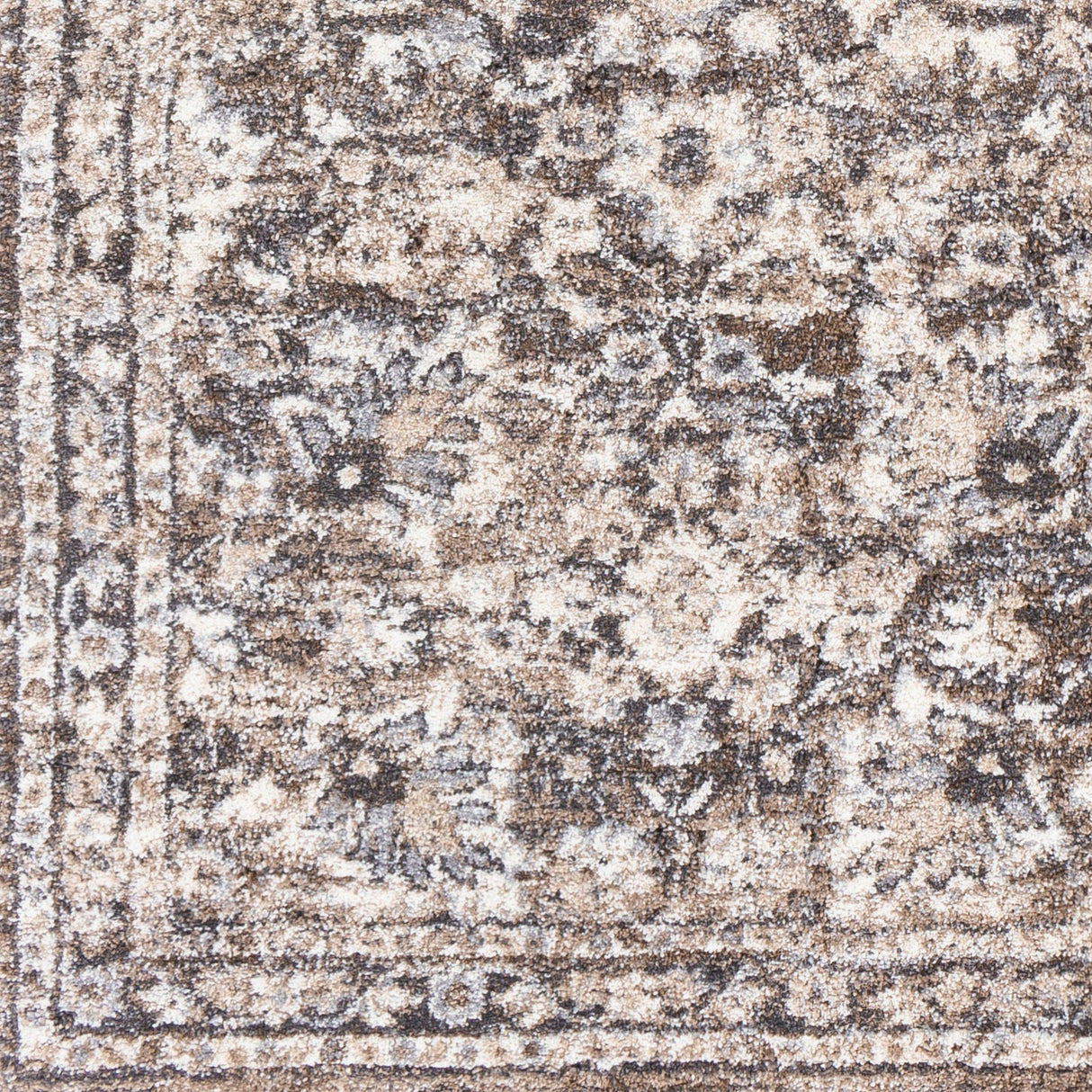 Livabliss Tuscany Tus - 2319 Dark Brown, Camel, Charcoal, Medium Gray Rugs - Livabliss - tus2319 - 23
