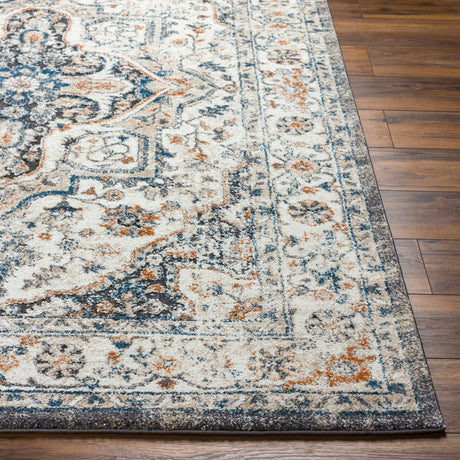 Livabliss Tuscany Tus - 2343 Ivory, Black, Charcoal, Blue, Tan Rug - Livabliss - tus2343 - 23