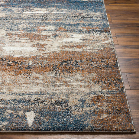 Livabliss Tuscany Tus - 2347 Ivory, Charcoal, Black, Blue, Tan Rug - Livabliss - tus2347 - 23