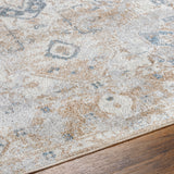 Surya Lillian Lll-2335 Oatmeal, Gray, Brown, Dark Blue, Black Rug.