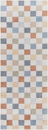 Surya Lillian Lll-2338 Oatmeal, Rust, Dark Blue, Brown, Olive Rug.