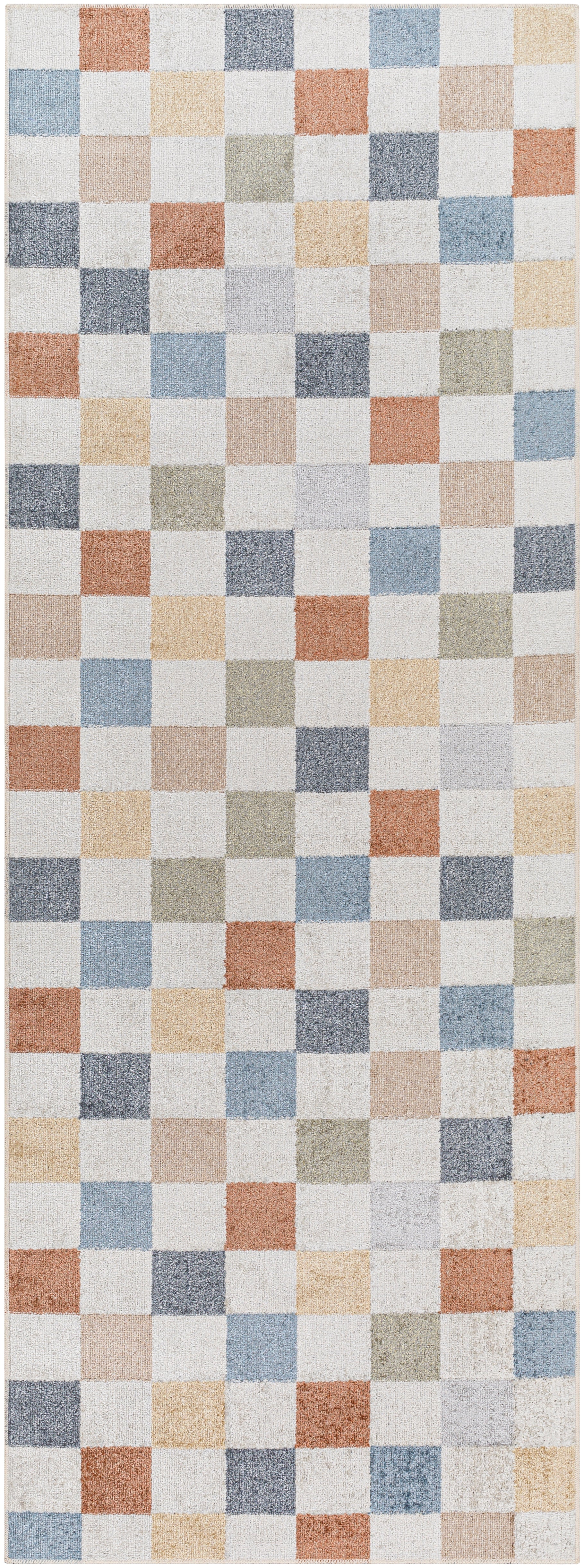 Surya Lillian Lll-2338 Oatmeal, Rust, Dark Blue, Brown, Olive Area Rug