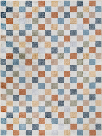 Surya Lillian Lll-2338 Oatmeal, Rust, Dark Blue, Brown, Olive Area Rug