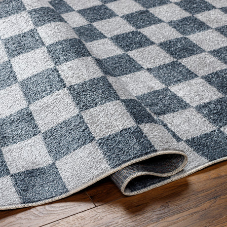 Surya Lillian Lll-2339 Gray, Black Rug.
