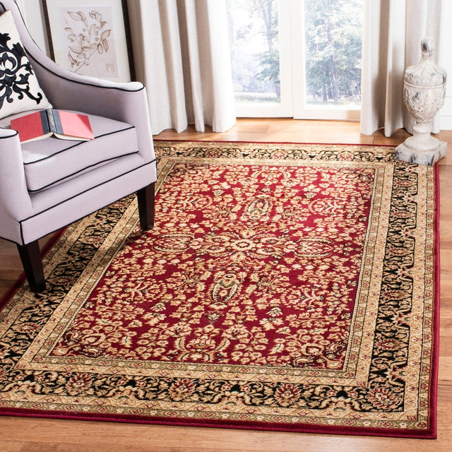 Safavieh Lyndhurst lnh214a Red / Black Rugs