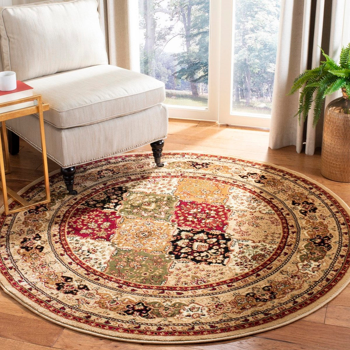 Safavieh Lyndhurst lnh221c Multi / Black Rugs