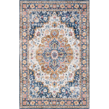 Nuloom Emi Traditional Hjth06A Blue Multi Area Rug