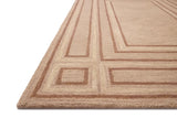 Chris Loves Julia x Loloi Alfie ALF-01 Blush / Rose Rug - rug corner