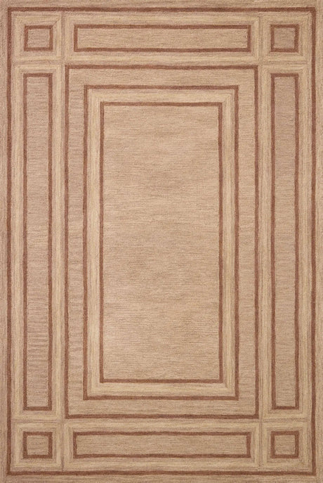 Chris Loves Julia x Loloi Alfie ALF-01 Blush / Rose Rug - main flat