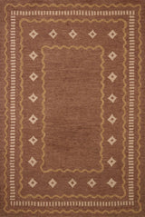 Chris Loves Julia x Loloi Alfie ALF-03 Clay / Spice Rug - main flat
