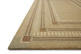 Chris Loves Julia x Loloi Alfie ALF-04 Green / Natural Rug - rug corner