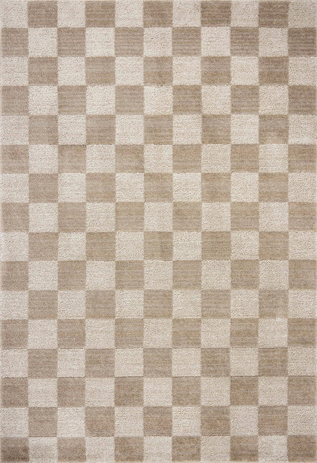 Chris Loves Julia x Loloi Calvin CLV-01 Pebble / Ivory Rug - main flat