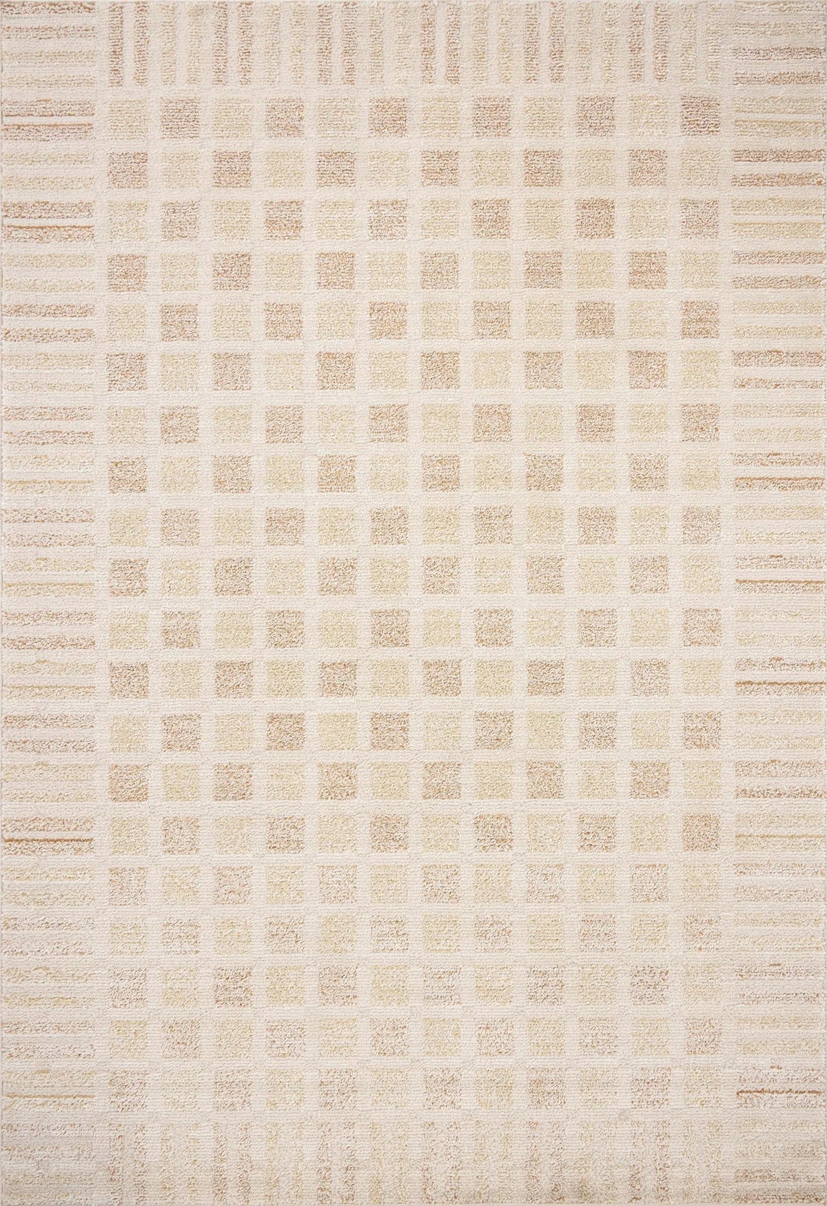 Chris Loves Julia x Loloi Calvin CLV-03 Bone / Natural Rug - main flat
