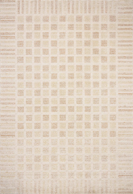Chris Loves Julia x Loloi Calvin CLV-03 Bone / Natural Rug - main flat