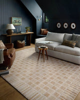 Chris Loves Julia x Loloi Calvin CLV-03 Bone / Natural Rug - room scene 3