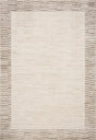 Chris Loves Julia x Loloi Calvin CLV-04 Ivory / Pebble Rug - main flat