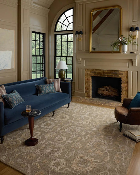 Chris Loves Julia x Loloi Dorothea DRT-01 Oak / Natural Rug - room scene 3