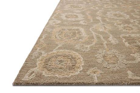 Chris Loves Julia x Loloi Dorothea DRT-01 Oak / Natural Rug - rug corner