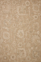 Chris Loves Julia x Loloi Dorothea DRT-01 Sand / Pebble Rug - main flat