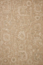 Chris Loves Julia x Loloi Dorothea DRT-01 Sand / Pebble Rug - main flat
