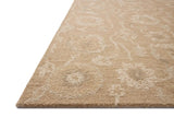 Chris Loves Julia x Loloi Dorothea DRT-01 Sand / Pebble Rug - rug corner
