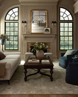 Chris Loves Julia x Loloi Dorothea DRT-01 Stone / Multi Rug - room scene 1