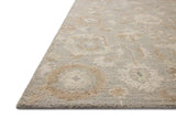 Chris Loves Julia x Loloi Dorothea DRT-01 Stone / Multi Rug - rug corner