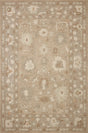 Chris Loves Julia x Loloi Dorothea DRT-02 Khaki / Dove Rug - main flat