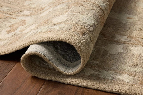 Chris Loves Julia x Loloi Dorothea DRT-02 Khaki / Dove Rug - pile height