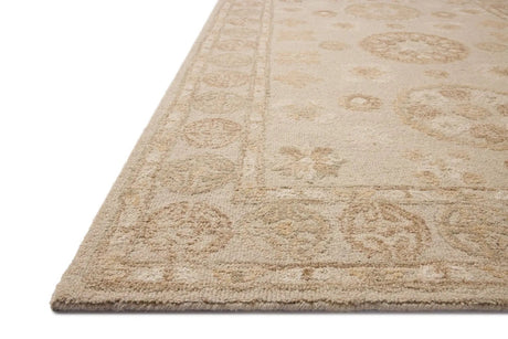 Chris Loves Julia x Loloi Dorothea DRT-03 Dove / Natural Rug - room scene 3