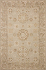 Chris Loves Julia x Loloi Dorothea DRT-03 Dove / Natural Rug - main flat