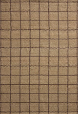 Chris Loves Julia x Loloi Fletcher FLE-01 Natural / Brown Rug - main flat