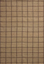 Chris Loves Julia x Loloi Fletcher FLE-01 Natural / Brown Rug - main flat