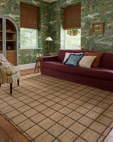 Chris Loves Julia x Loloi Fletcher FLE-01 Natural / Brown Rug - room scene 3