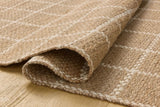 Chris Loves Julia x Loloi Fletcher FLE-01 Natural / Ivory Rug - pile height