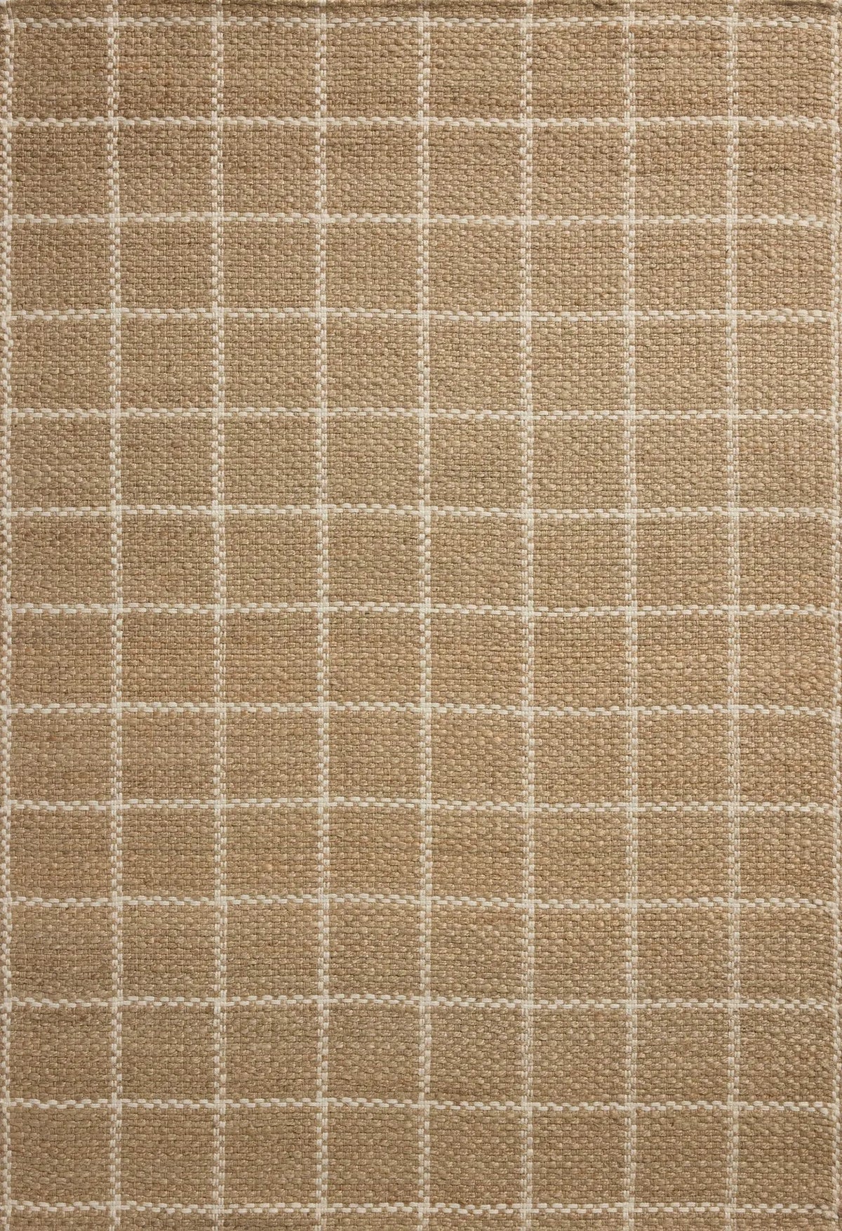 Chris Loves Julia x Loloi Fletcher FLE-01 Natural / Ivory Rug - main flat