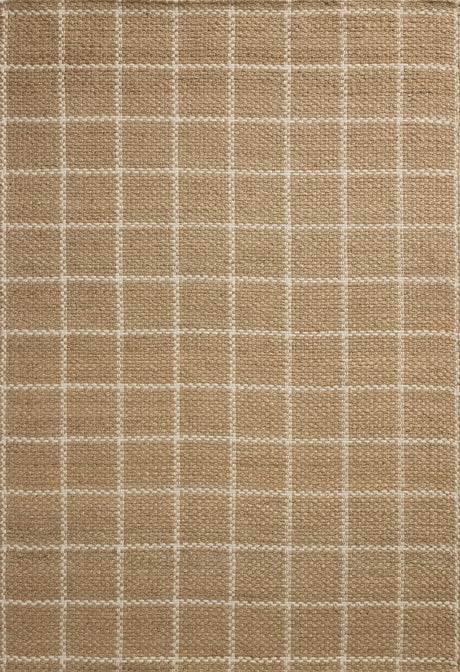 Chris Loves Julia x Loloi Fletcher FLE-01 Natural / Ivory Rug - main flat