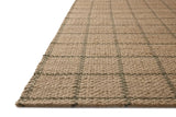 Chris Loves Julia x Loloi Fletcher FLE-01 Natural / Olive Rug - rug corner