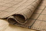 Chris Loves Julia x Loloi Fletcher FLE-01 Natural / Olive Rug - pile height
