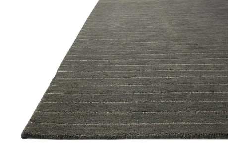 Chris Loves Julia x Loloi Henry HEY-01 Charcoal / Ivory Rug - rug corner