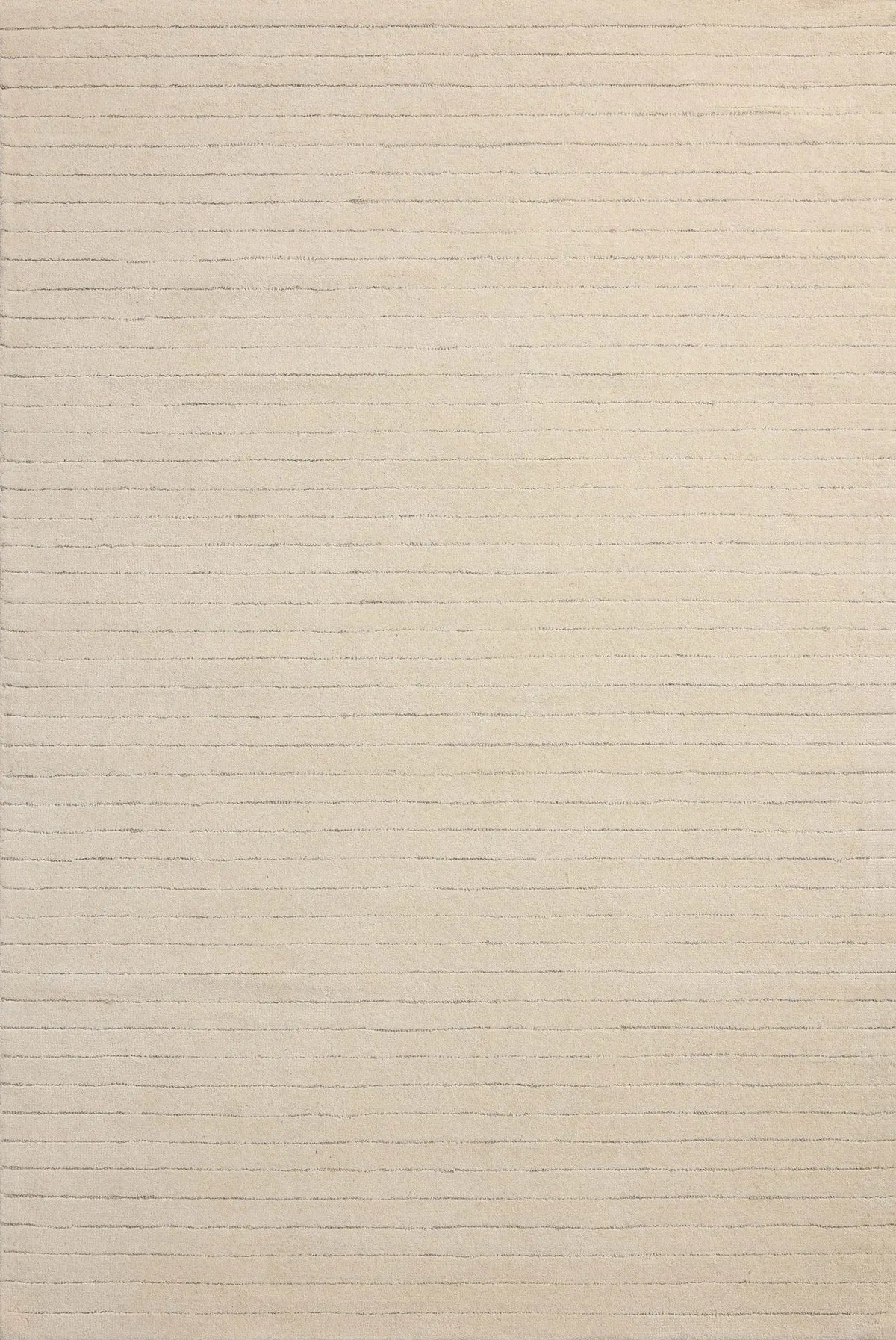 Chris Loves Julia x Loloi Henry HEY-01 Ivory / Dove Rug - main flat