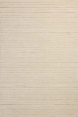 Chris Loves Julia x Loloi Henry HEY-01 Ivory / Dove Rug - main flat