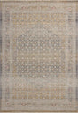 Chris Loves Julia x Loloi Ida IDA-02 Stone / Gold Rug - main flat