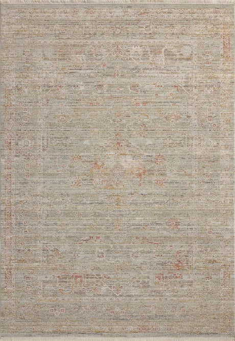 Chris Loves Julia x Loloi Ida IDA-05 Spa / Sunrise Rug - main flat