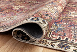 Chris Loves Julia x Loloi Jules 1-Jul Merlot / Multi Rug - pile height