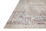 Chris Loves Julia x Loloi Jules 7-Jul Natural / Ocean Rug - rug corner