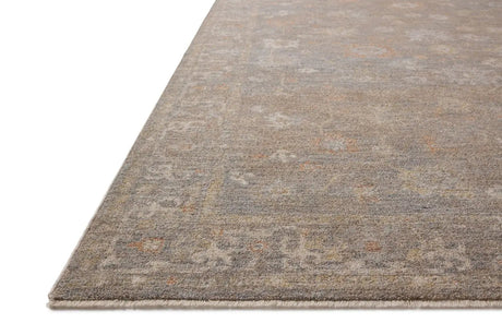 Chris Loves Julia x Loloi Louisa LOI-01 Stone / Multi Rug - rug corner